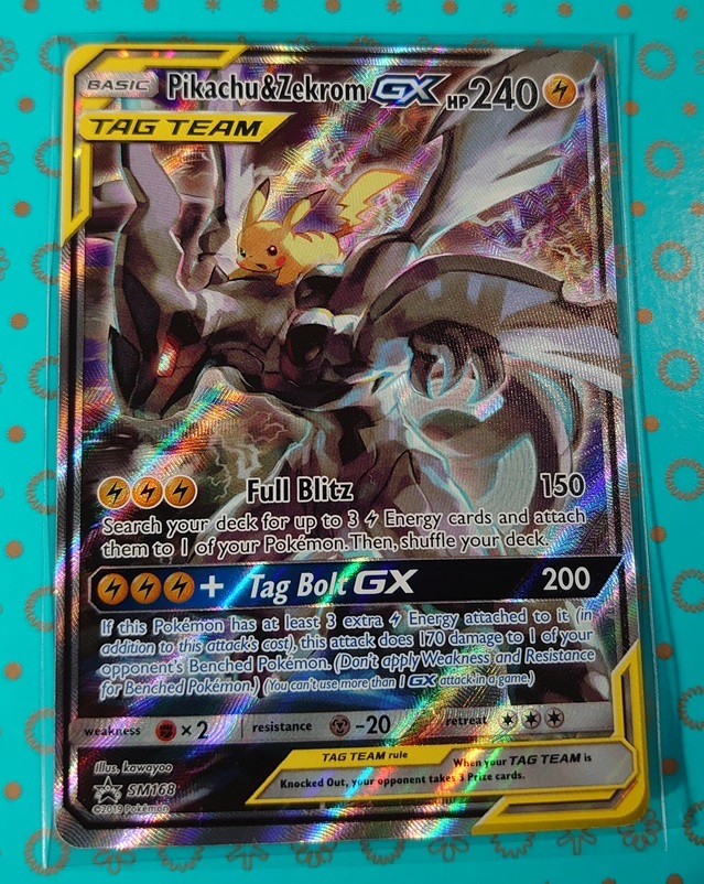 ポケカ 英語版 正規品 ピカチュウ&ゼクロムGX SR ポケモンカード ポケカ 英語版 正規品 ピカチュウ&ゼクロムGX SR ポケモンカード