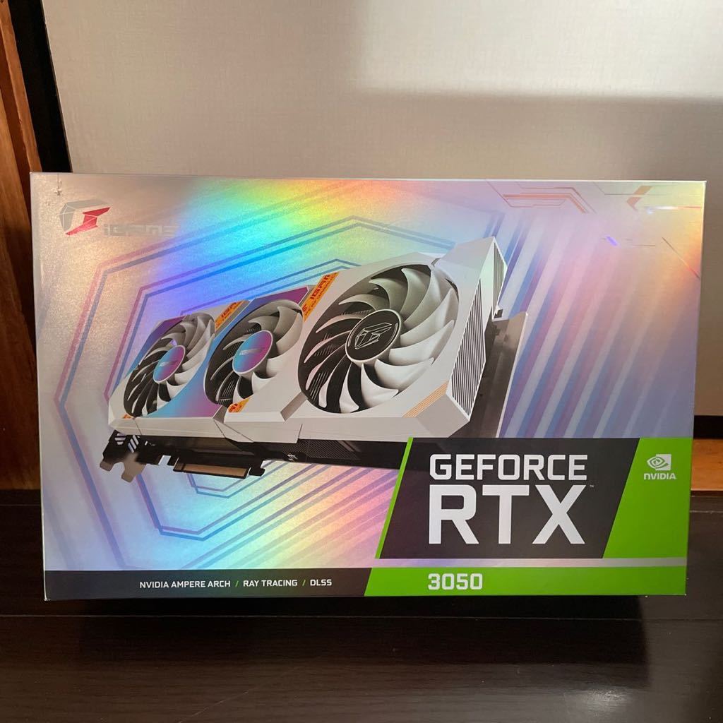 COLORFUL iGame RTX 3050 Ultra W OC 8G グラボGPUの画像1