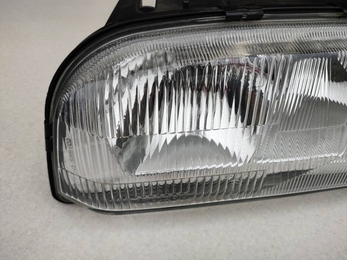  Volvo 850 head light vehicle left side normal lighting verification settled optical axis adjustment gear section damage have 