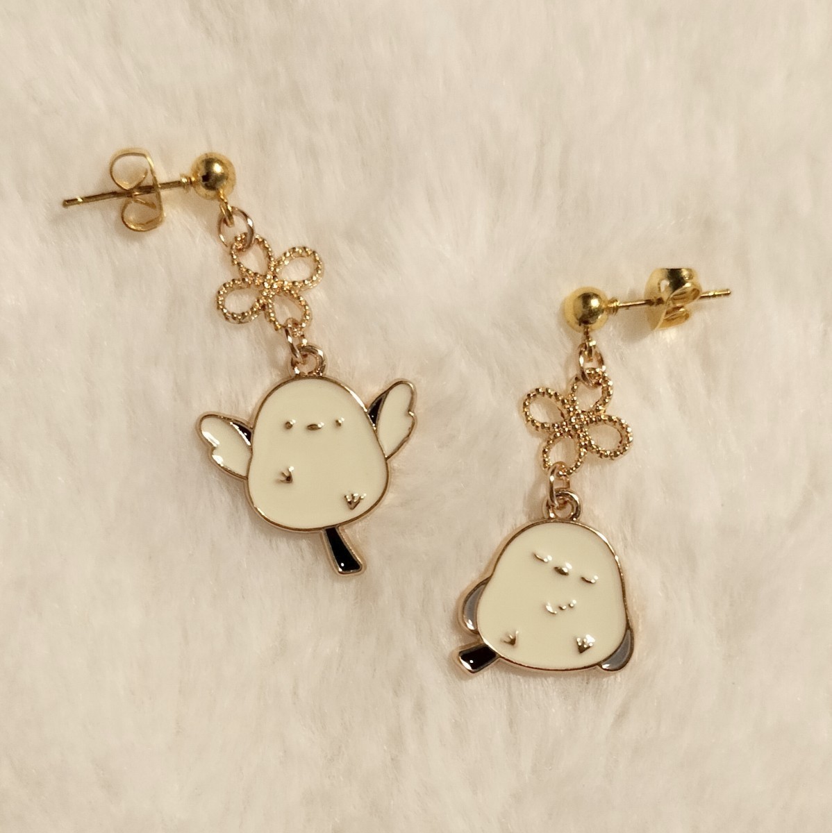 [No.2466] earrings / earrings simaenaga.... Chan &patapata Chan 