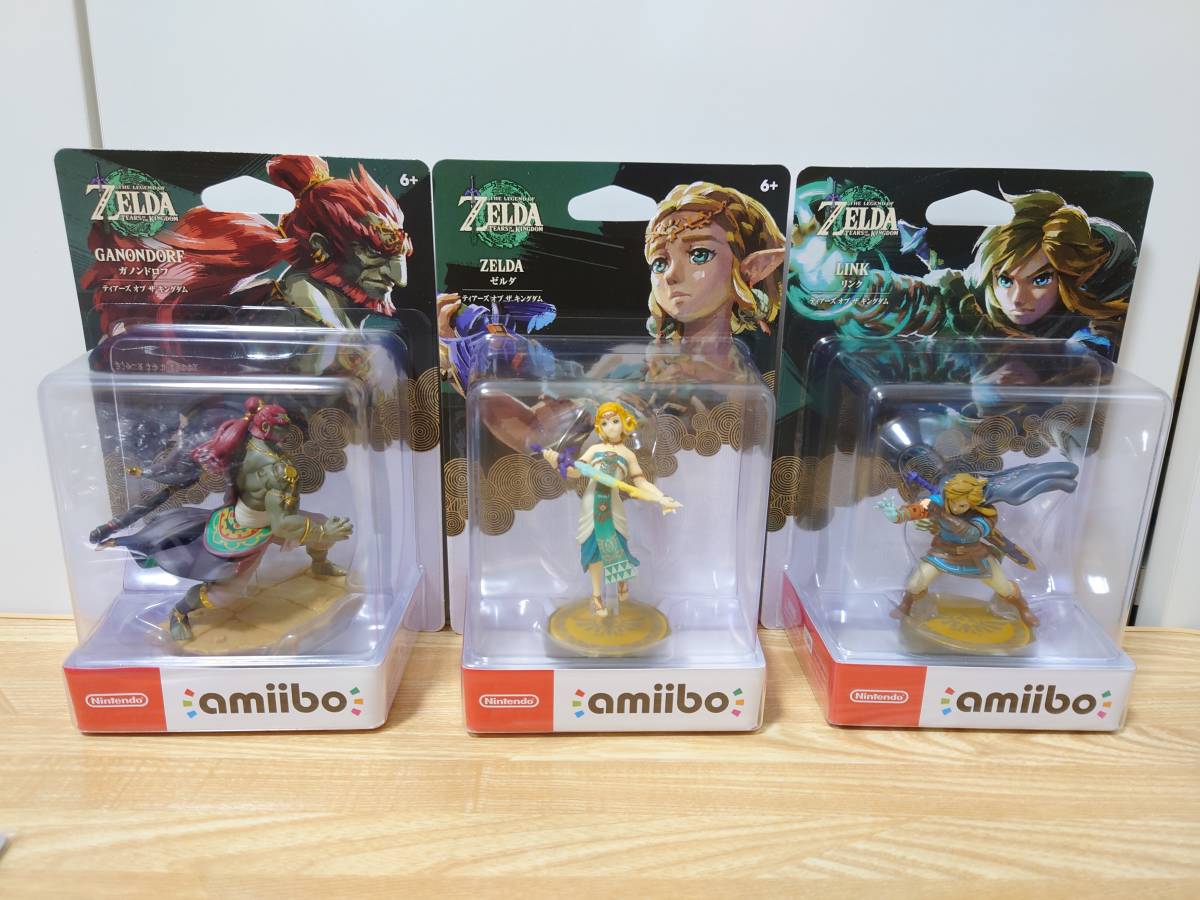 新品未開品 アミーボ amiibo リンク ゼルダ ガノンドロフ ゼルダの伝説 ティアーズ オブ ザ キングダム ニンテンドースイッチ SWITCH