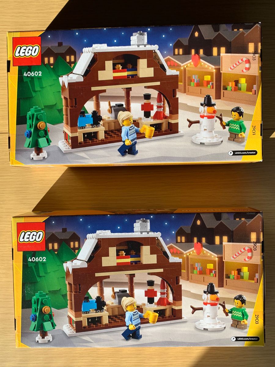 【2個セット】LEGOレゴ 40602 Winter Market Stall ウィンターマーケット