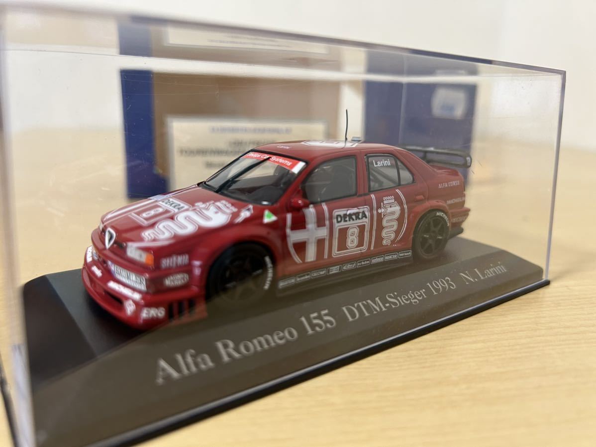 レーシングカー 1/43 Alfa Romeo 155 V6 TI DTM-Sieger 1993 MICHELIN MIN930121
