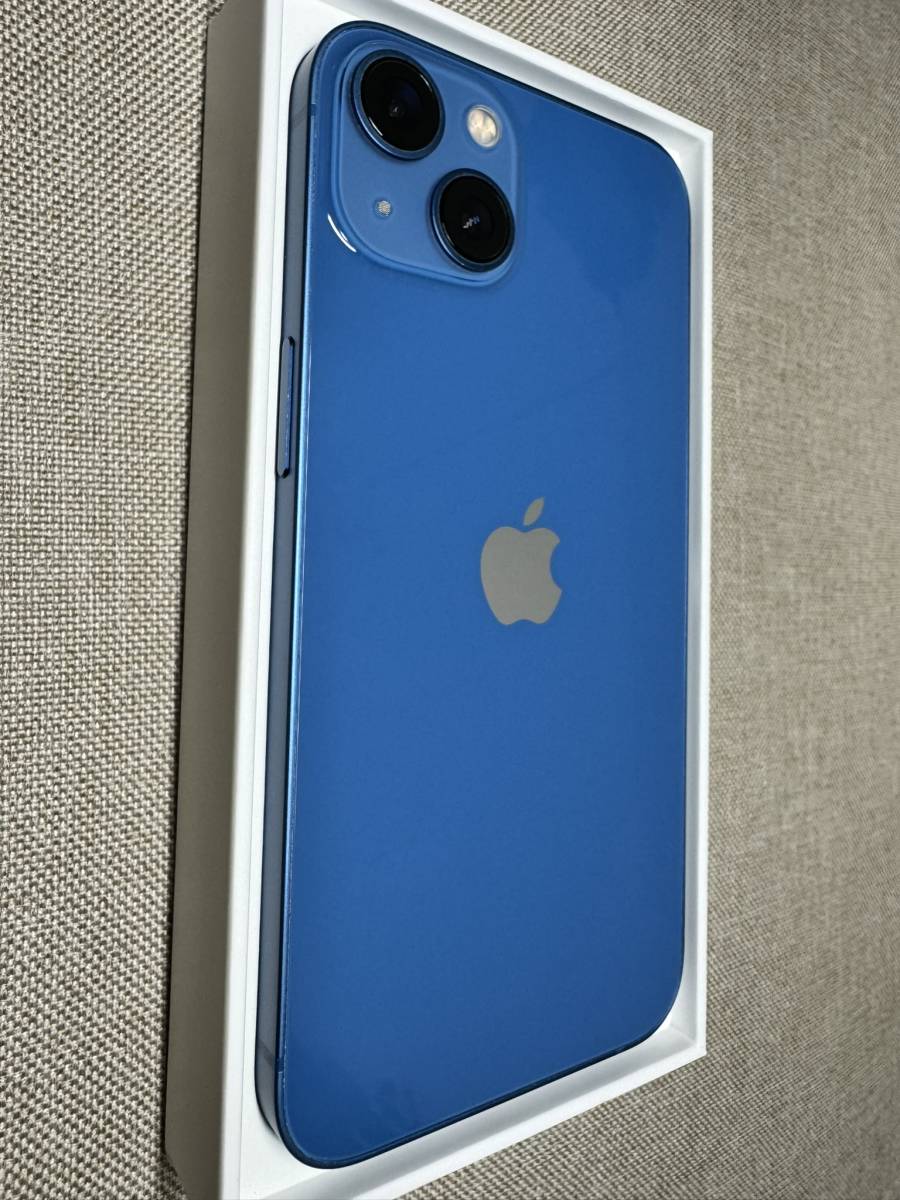 ■超美品■即発送■iPhone 13 128GB blue 青 ブルー■SIMフリー■最新iOS