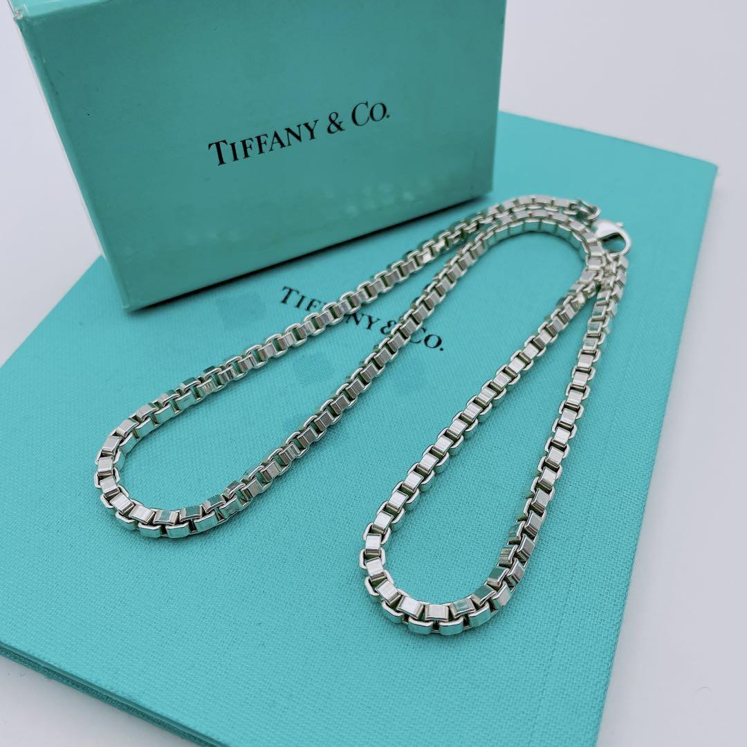 美品TIFFANY&Co.ティファニーベネチアンネックレス-