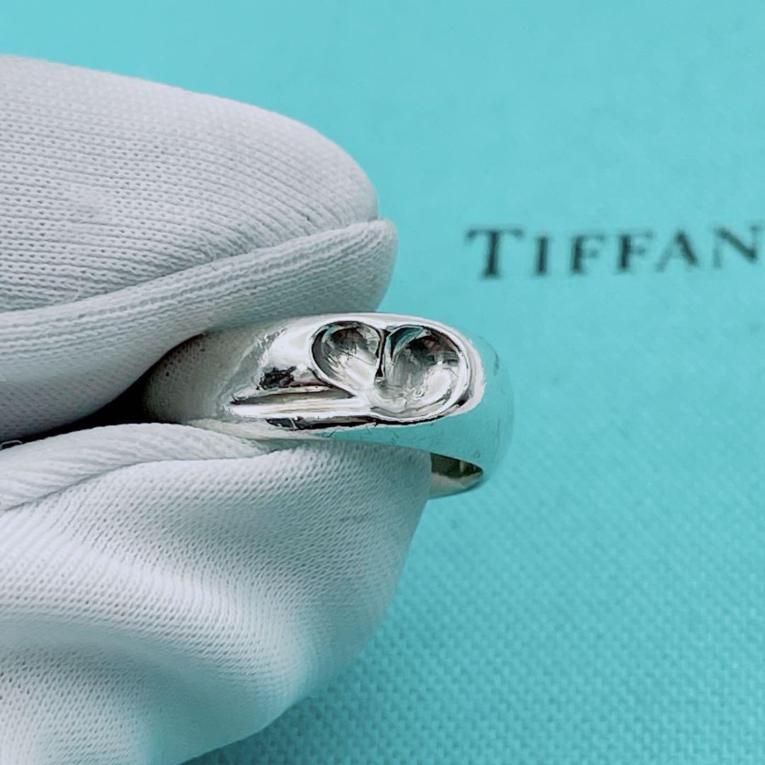 注目のブランド TIFFANY＆Co. カーブハート リング 指輪 約9号