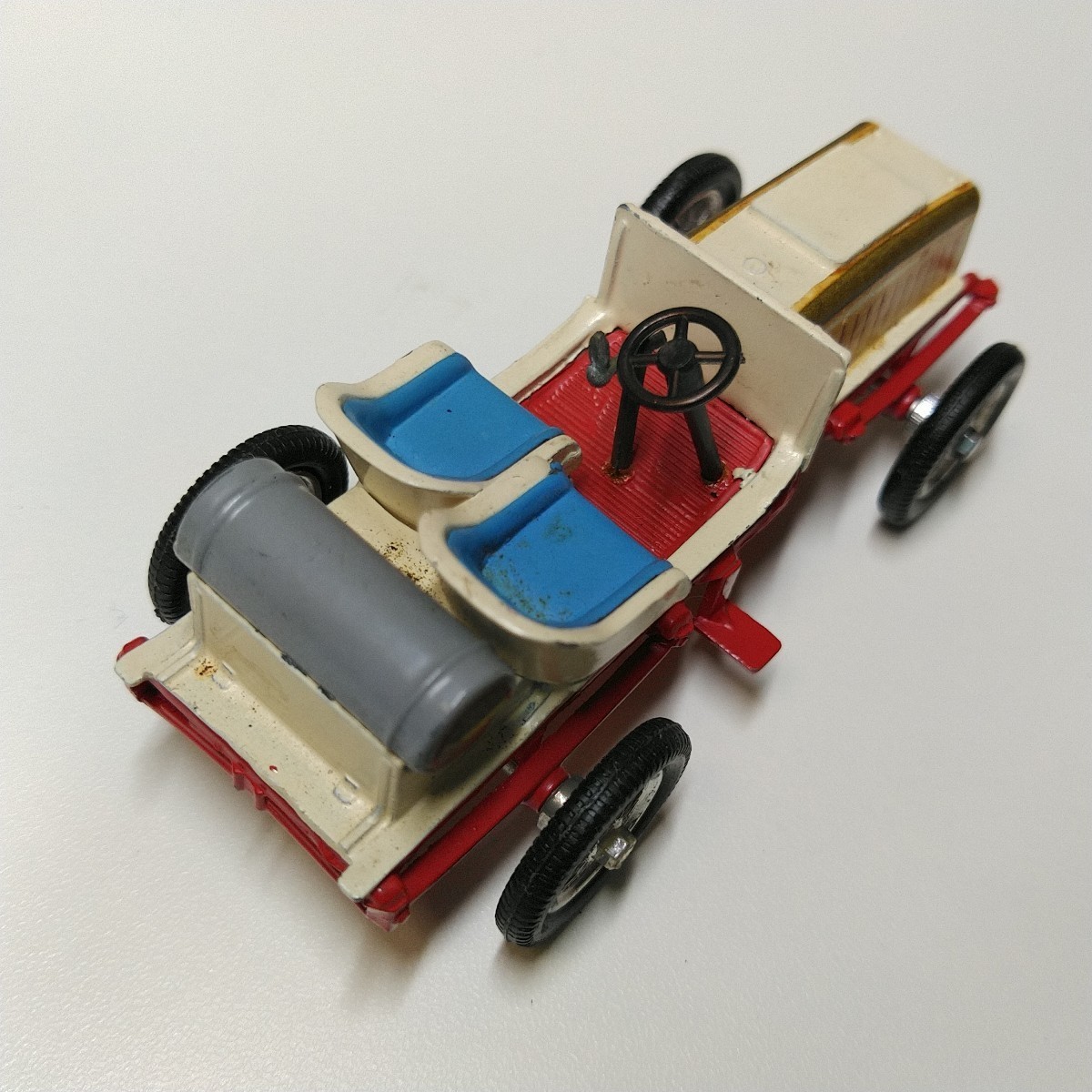 RAMI ラミー 3台 JMK プジョー PEUGEOT ルノー RENAULT DE DION BOUTON 塗装ハゲ汚れあり　箱無し　現状品　レトロ クラシックカー_画像3