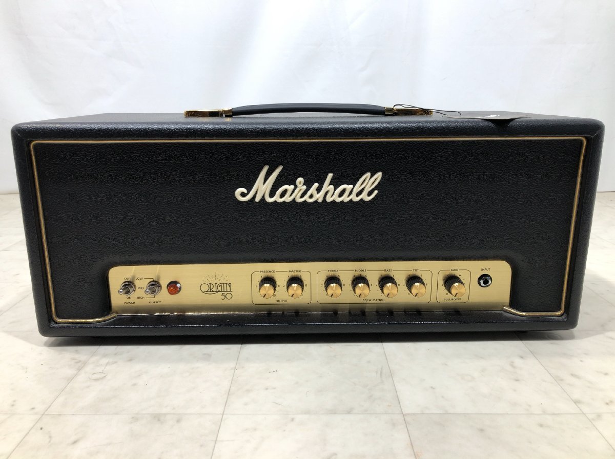 【美品】 Marshall マーシャル Origin50H/ORI50H ギターアンプ ヘッド●E114T031_画像2
