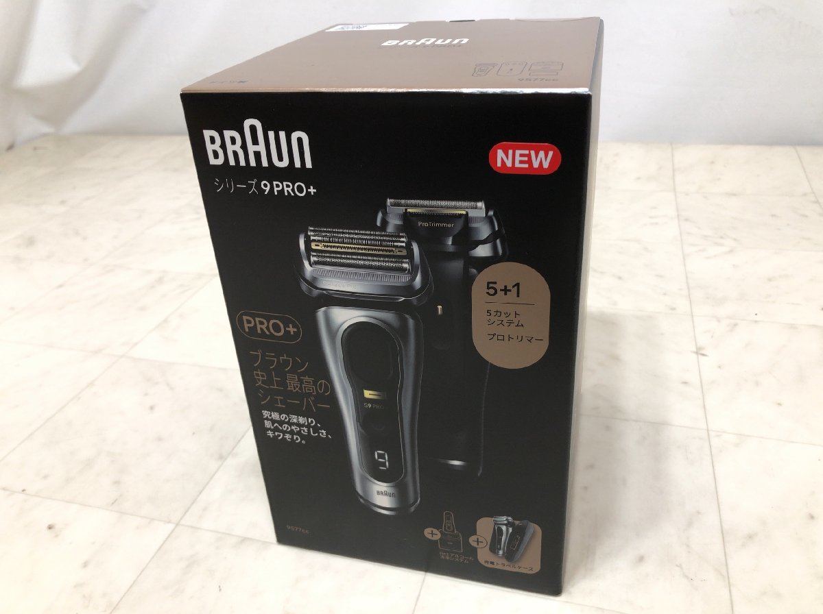 【新品 未開封】 BRAUN ブラウン シリーズ9Pro+9577CC シェーバー 髭剃り●E114T145_画像1