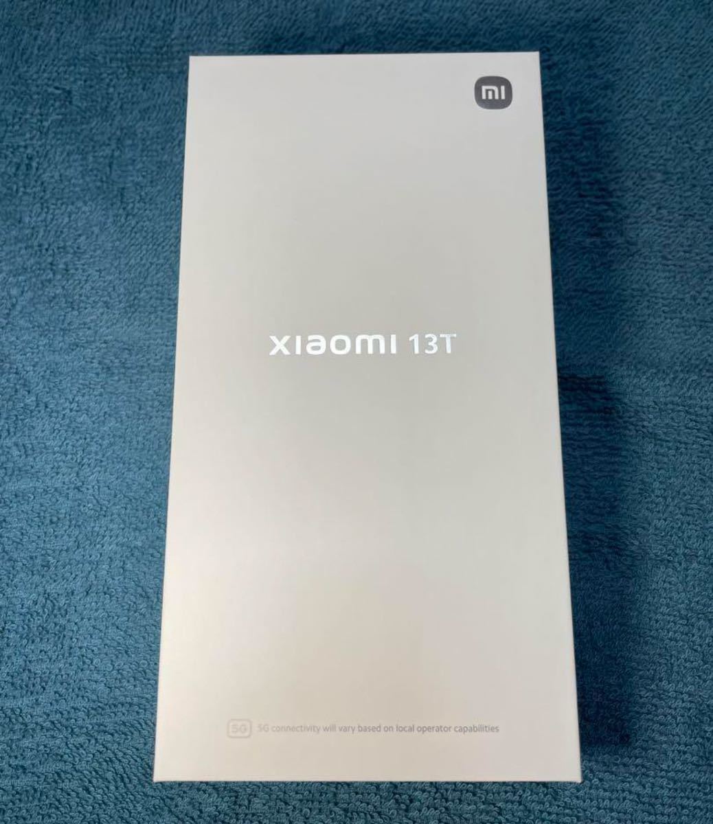 新品未使用 SIMフリー Xiaomi 13T XIG04 アルパインブルー 8GB/256GB ヤフオククーポン対象_画像1