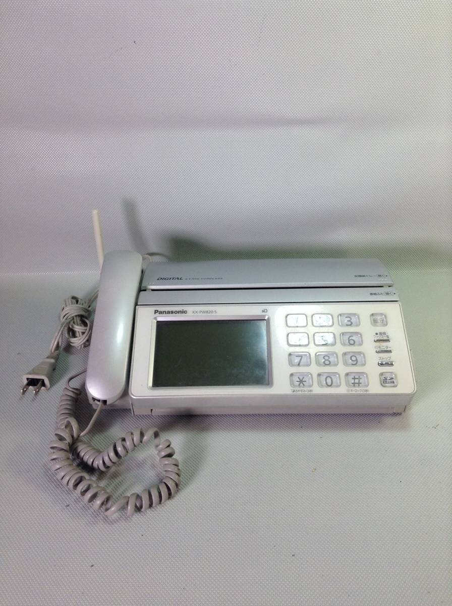 U1165*Panasonic Panasonic personal fax telephone machine FAX fax facsimile KX-PW820DW parent machine only [ including in a package un- possible ]