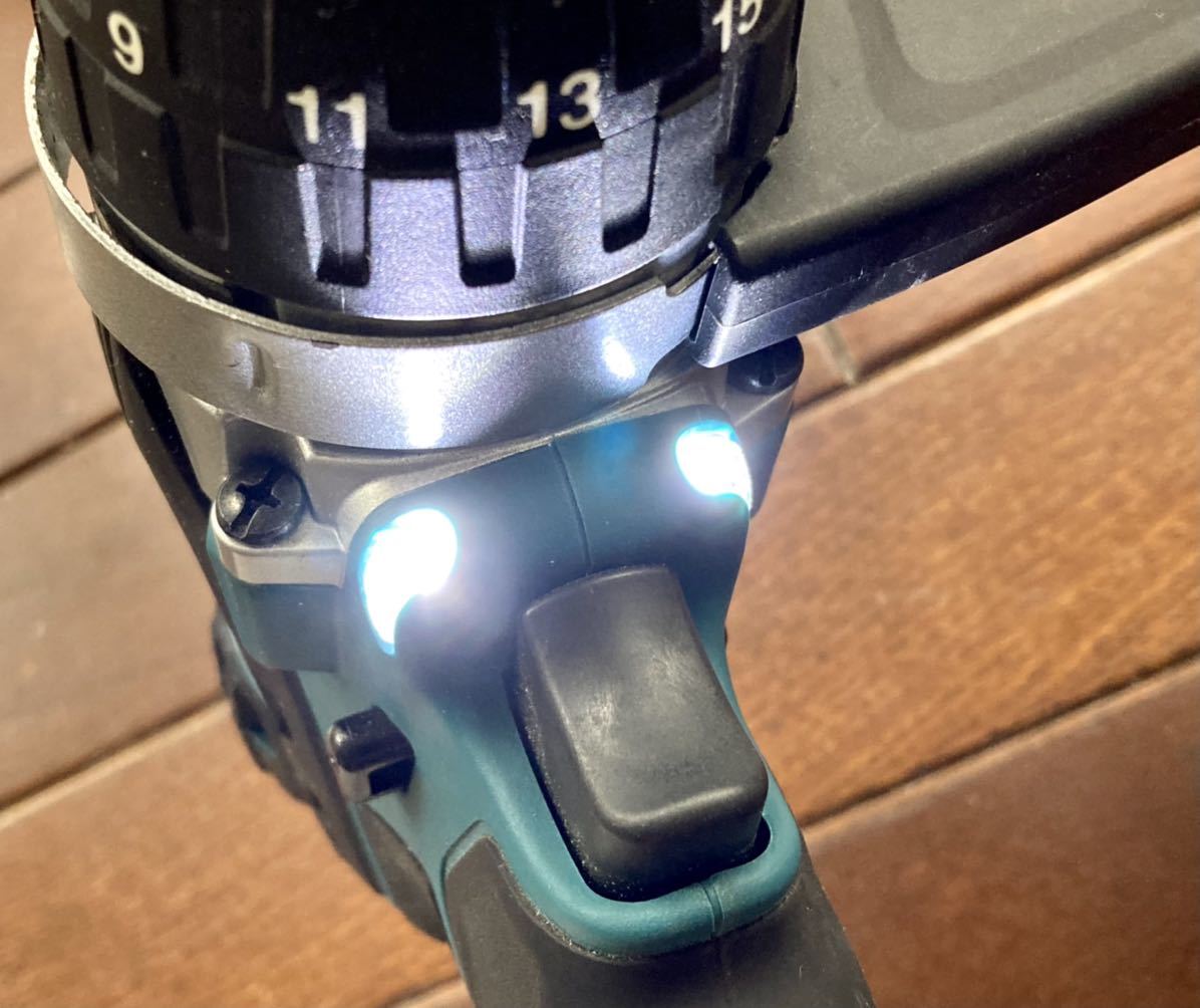 1円〜 マキタ makita DF458D 充電式ドライバドリル インパクトドライバー 電動工具 大工道具 工具 コードレス 通電動作確認済み 中古品_画像10