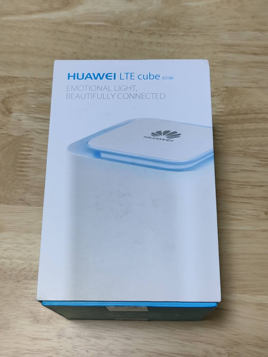 HUAWEI LTE CUBE E5180 白 無線 WiFi ルーター_画像1