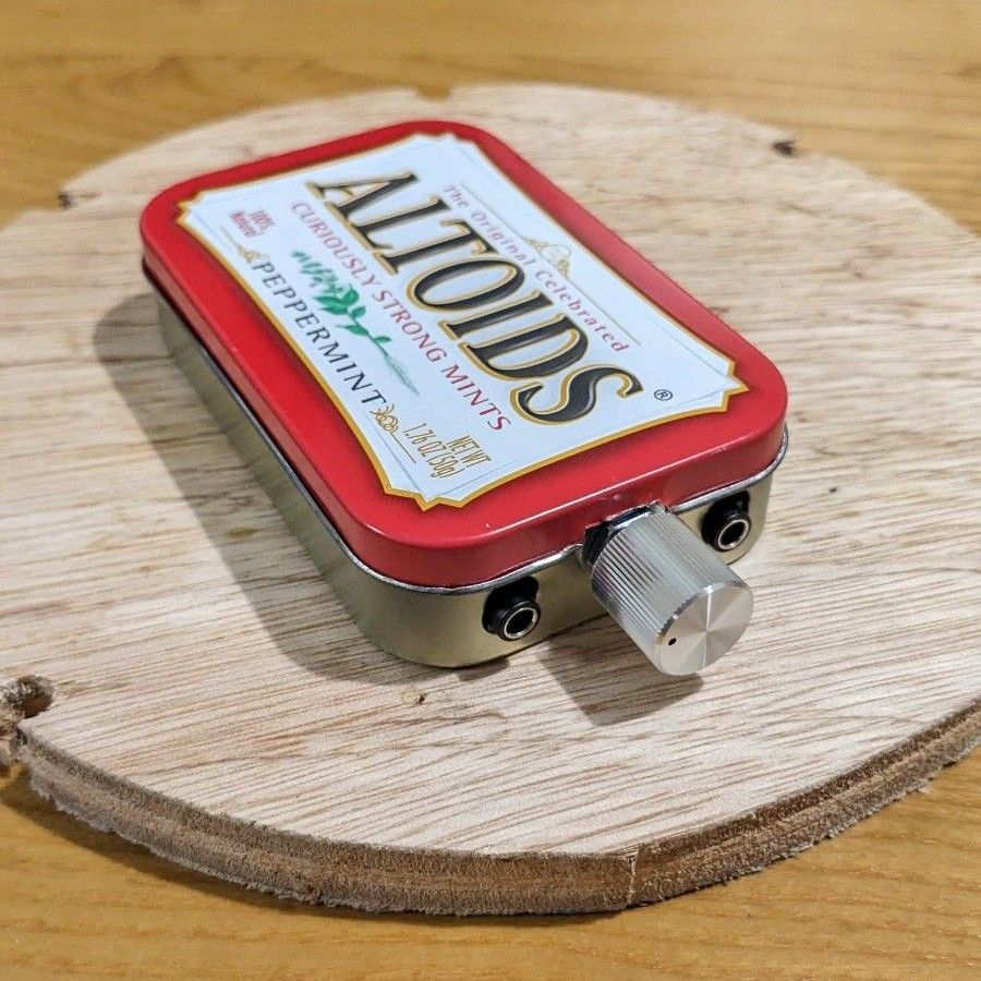 LT1399 + LME49721 ALTOIDS アルトイズ缶 ヘッドホンアンプ 赤 LT1399 + LME49721 ALTOIDS アルトイズ缶 ヘッドホンアンプ 赤