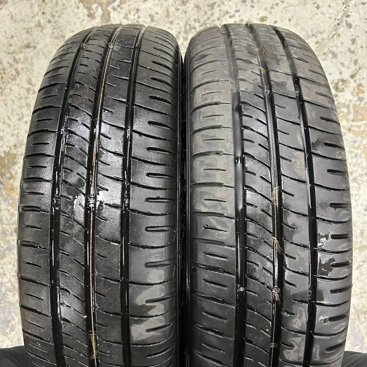 4穴■スズキ純正 2020年製 ダンロップ ENASAVE EC204 155/65R13 4本■122602R_画像8