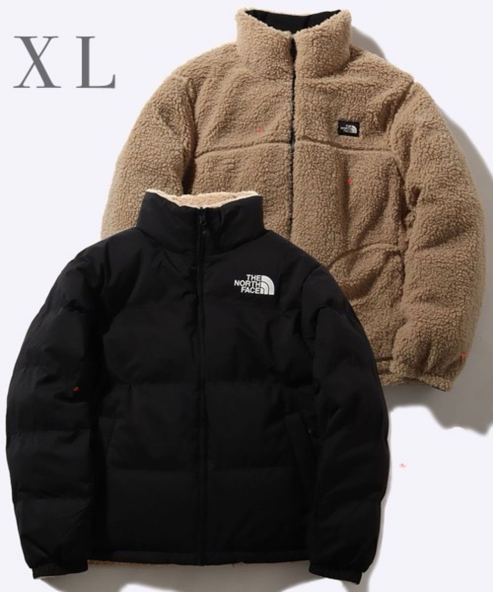 【THE NORTH FACE】韓国限定リバーシブルダウンジャケットXLボア生地メンズレディースユニセックス ノースフェイス