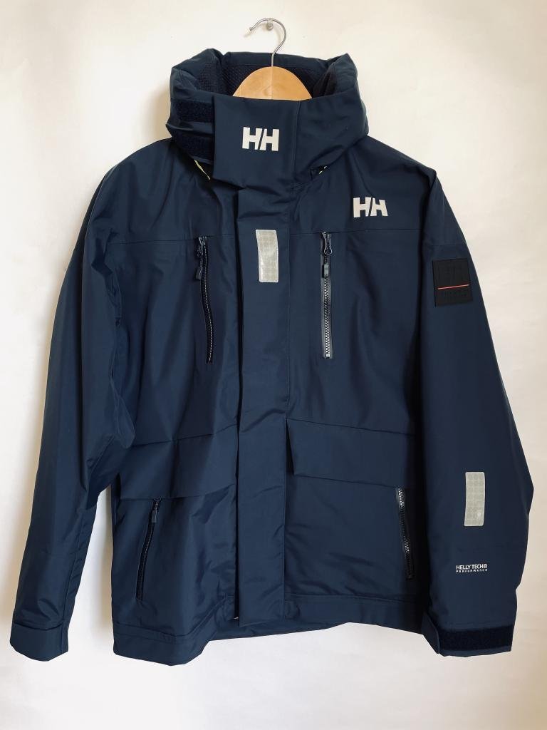 【送料込】メンズ★HELLY HANSEN★ヘリーハンセン スピンドリフトジャケットマウンテンパーカー S ネイビー×グレー 定価41,800円 6431249_画像1