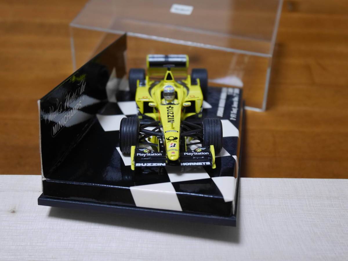 即決 1/43 ミニチャンプス ジョーダン 無限 ホンダ EJ10 佐藤琢磨 ファーストF1テスト 2000 LE3024pcs_画像5