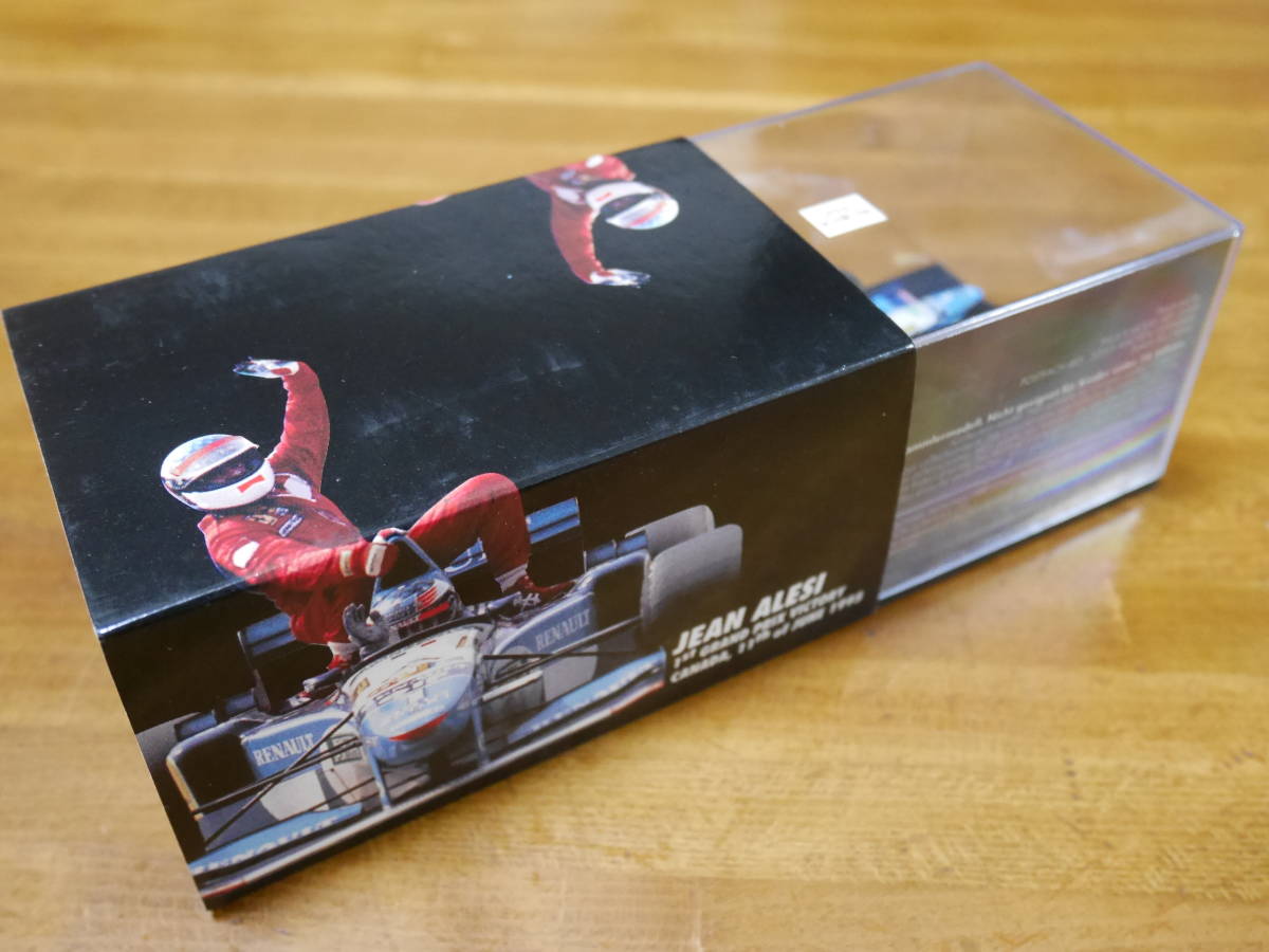 即決 1/43 ミニチャンプス ベネトン ルノー B195 M.シューマッハ 1995 1stWin カナダGP J.アレジ ライドオンアレジ LE11.695pcs_画像10