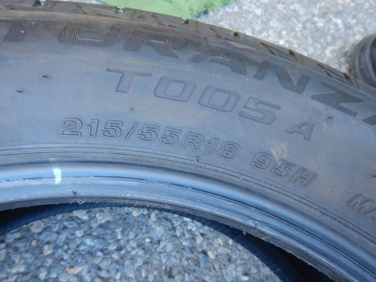 ★BS TURANZA T005A 夏タイヤ★215/55R18 95H 残り溝:8部山以上 2020年製 4本 MADE IN JAPAN_画像8