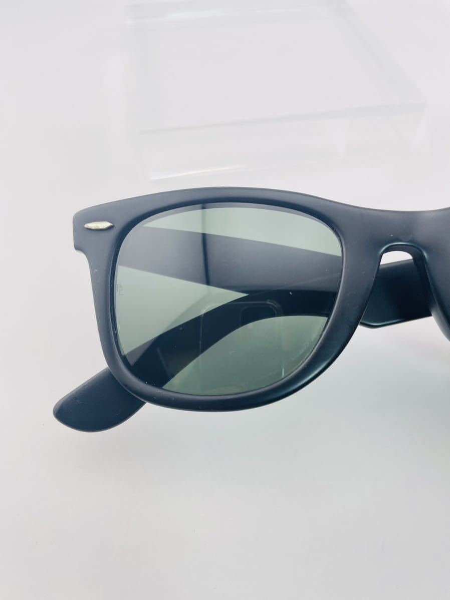 Qa286 レイバン WAYFARER 5022 マットブラック　ボシュロム製　ビンテージ　サングラス　Ray Ban USA 芯なし　80s初期_画像8