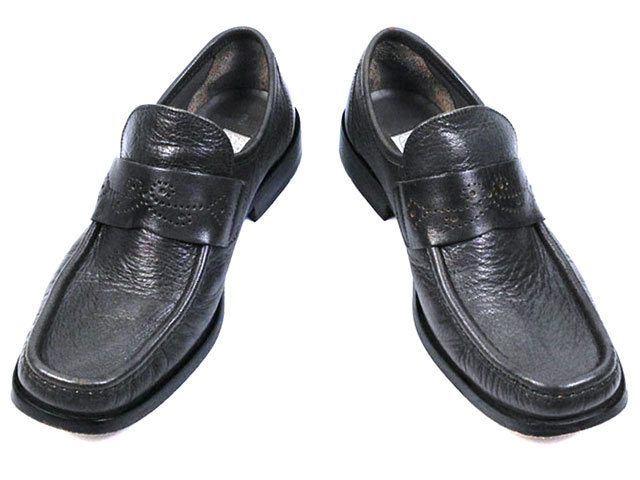  быстрое решение *PATRICK COX wannabe* Италия производства 26cm ранг Loafer Patrick Cox мужской 42.5 серый серия натуральная кожа бизнес обувь несколько ширина .