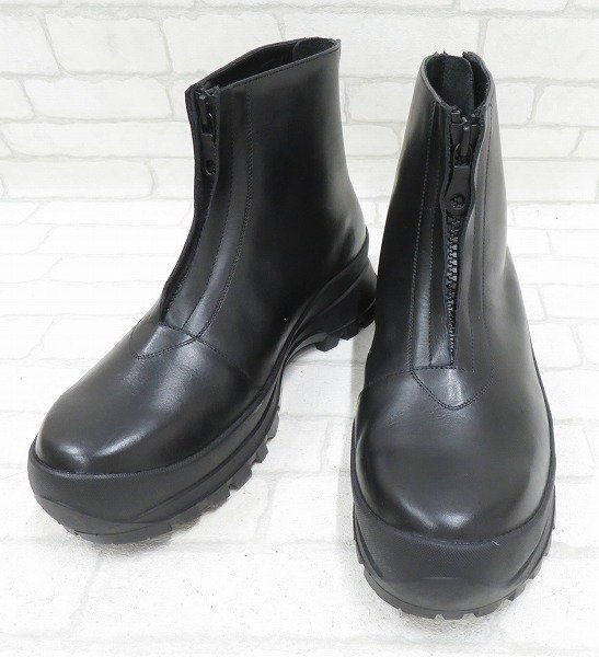 2S8166/未使用品 foot the coacher ZIP BOOTS フットザコーチャー ジップブーツの画像2