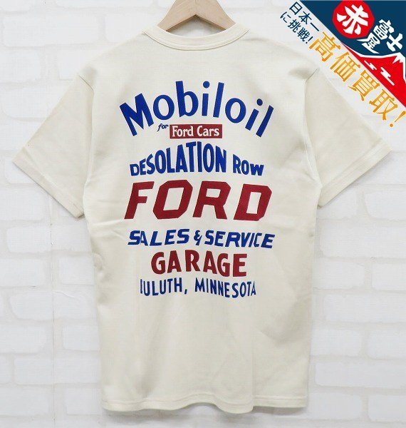 7T8218/未使用品 FREEWHEELERS DESOLATION ROW FORD 925016 直営店限定 半袖Tシャツ フリーホイーラーズ デゾレーションロウ_画像1