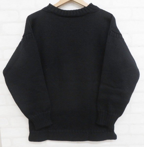 7T8260/GUERNSEY WOOLENS ウールニット セーター 英国製 ガンジーウーレンズ_画像2