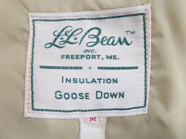 3J3120/L.L.BEAN 70s 筆記体タグ マッキーノダウンコート 3J3120/L.L.BEAN 70s 筆記体タグ マッキーノダウンコート