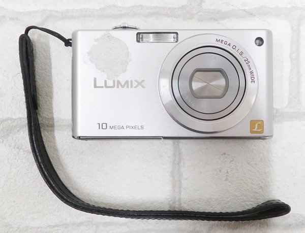 2A6944/Panasonic LUMIX コンパクトデジタルカメラ DMC-FX37 パナソニック ルミックス 専用ケース SDカード 充電器セット_画像3