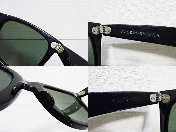 廃盤 80s 美品 5022 B&L L2008 ブラック 黒 ウェイファーラー 廃盤 80s 美品 5022 B&L L2008 ブラック 黒 ウェイファーラー