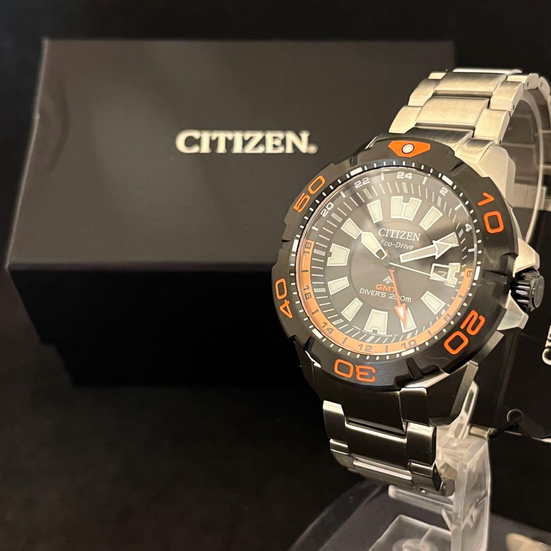 【激レア】展示品特価/CITIZEN/プロマスター GMT ダイバーズ /メンズ腕時計/シチズン/男性用/Promaster/オレンジ色/激レア/希少/お洒落_画像10