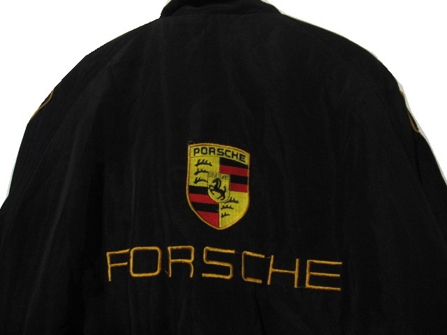 ★ ポルシェ PORSCHE ロゴ刺繍入り 中綿ジャケット ★　　　　　 検(bmwフェラーリhondaロータスjpsランボルギーニtrdレッドブル)_画像4