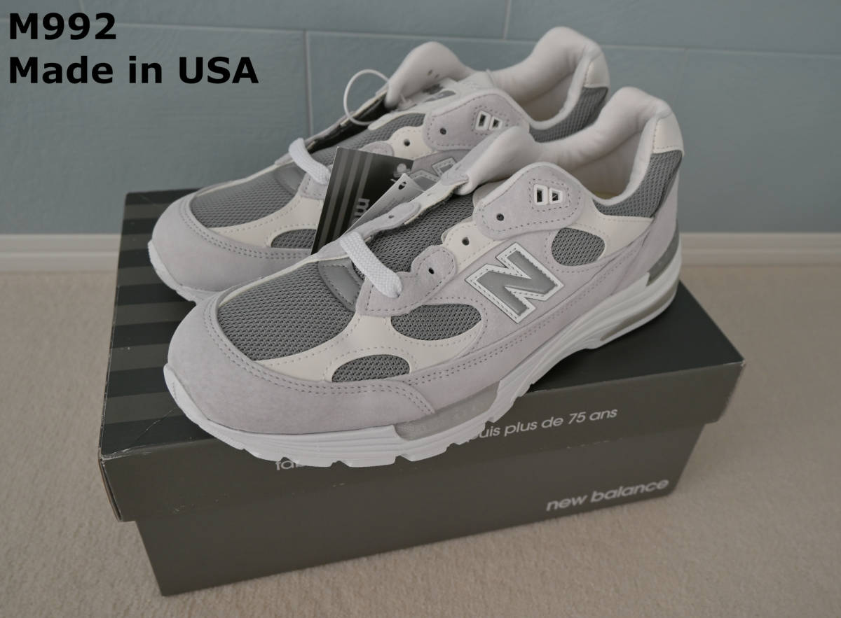 ニューバランス M992NC 28.0cm US10 New Balance ホワイト 復刻版 新品未使用 MADE IN USA