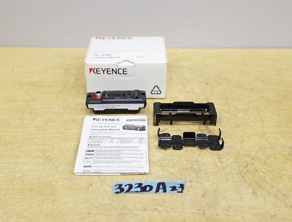 3230A23 KEYENCE キーエンス クランプオン式流量センサー FD-Q10C 流速測定 計測器