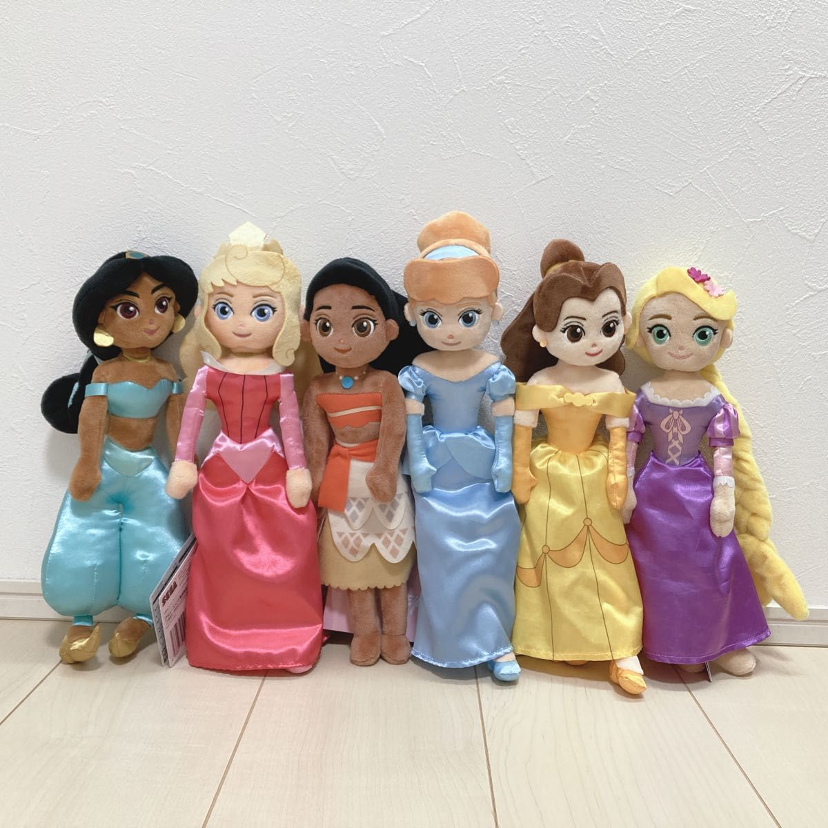 非売品 プライズ品 ディズニー プリンセス スペシャル ぬいぐるみ オーロラ姫 ジャスミン ベル シンデレラ モアナ ラプンツェル