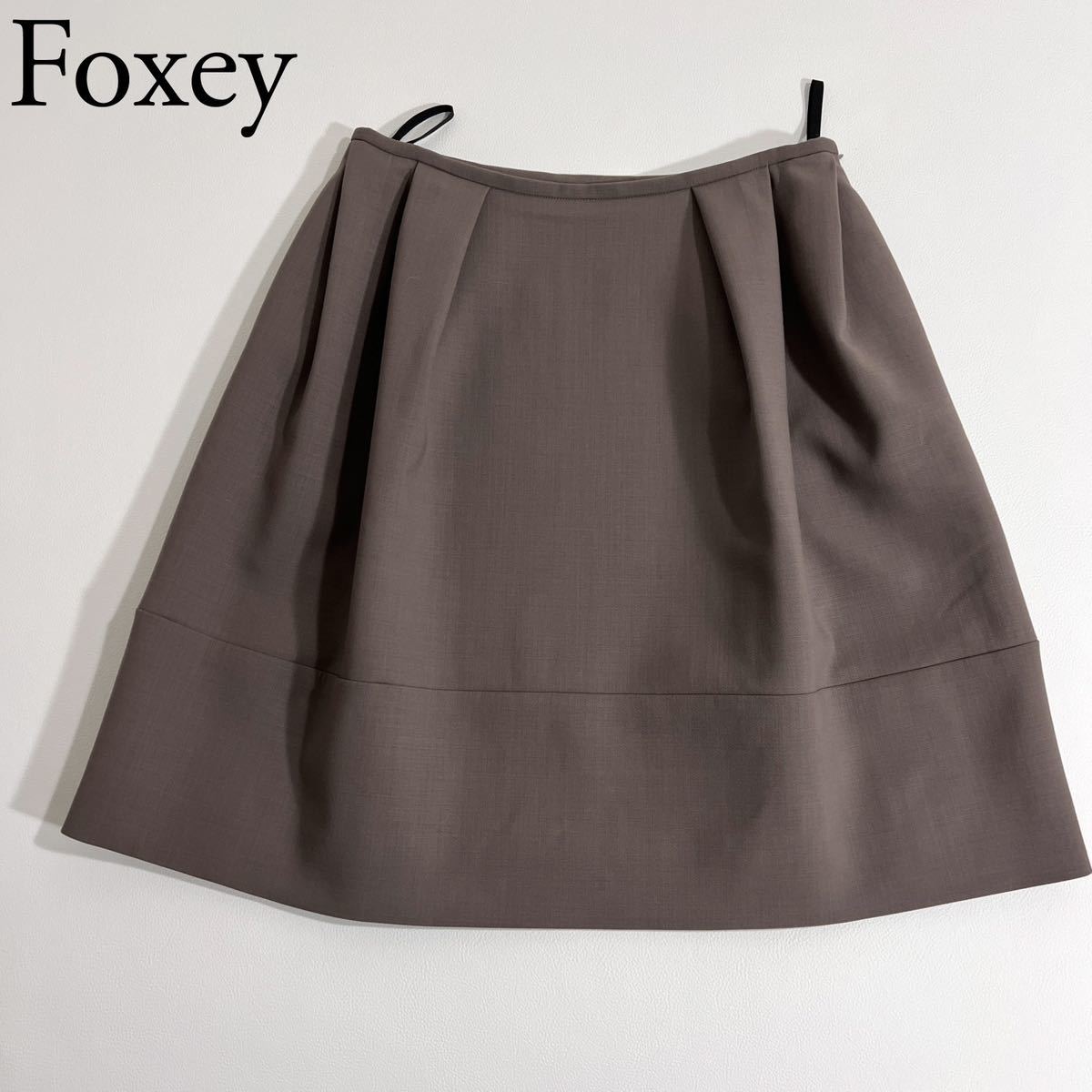 FOXEY NEW YORK フォクシーニューヨーク タックフレアスカート