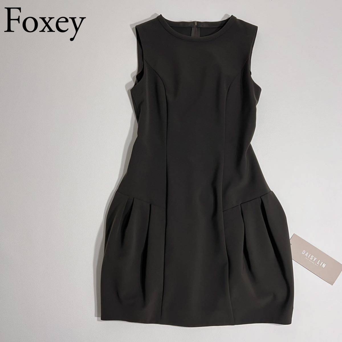 美品 フォクシー FOXEY ワンピースバルーン-