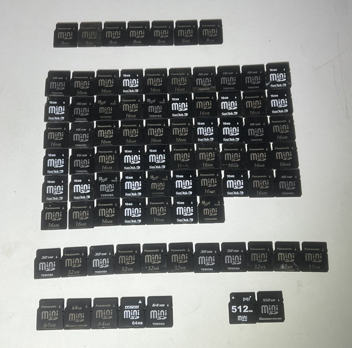  large amount 700 sheets over set sale microSD card SD card 64GB 32GB/16GB mini SD xD-Picture-Card Memory Stick etc. 