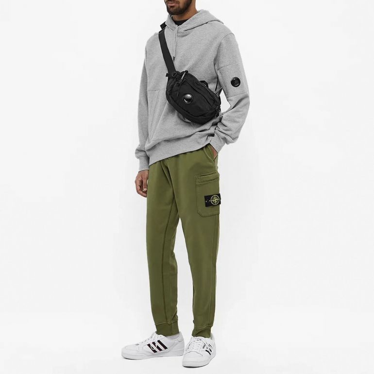 【新品未使用】STONE ISLAND ストーンアイランド ロゴワッペン スウェットパンツ SI761564551 定価57,200円 メンズＳ カーキ_画像9