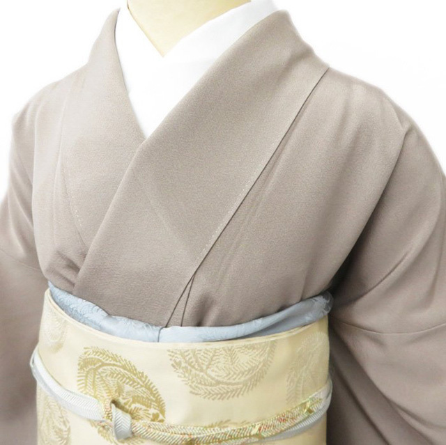 [FINAL PRICE] * kimono north .* special selection gold paint industrial arts Hasegawa . dragon. map gold piece embroidery . attaching tall .. tea . color kimono color tomesode A760-4 L [ used 
