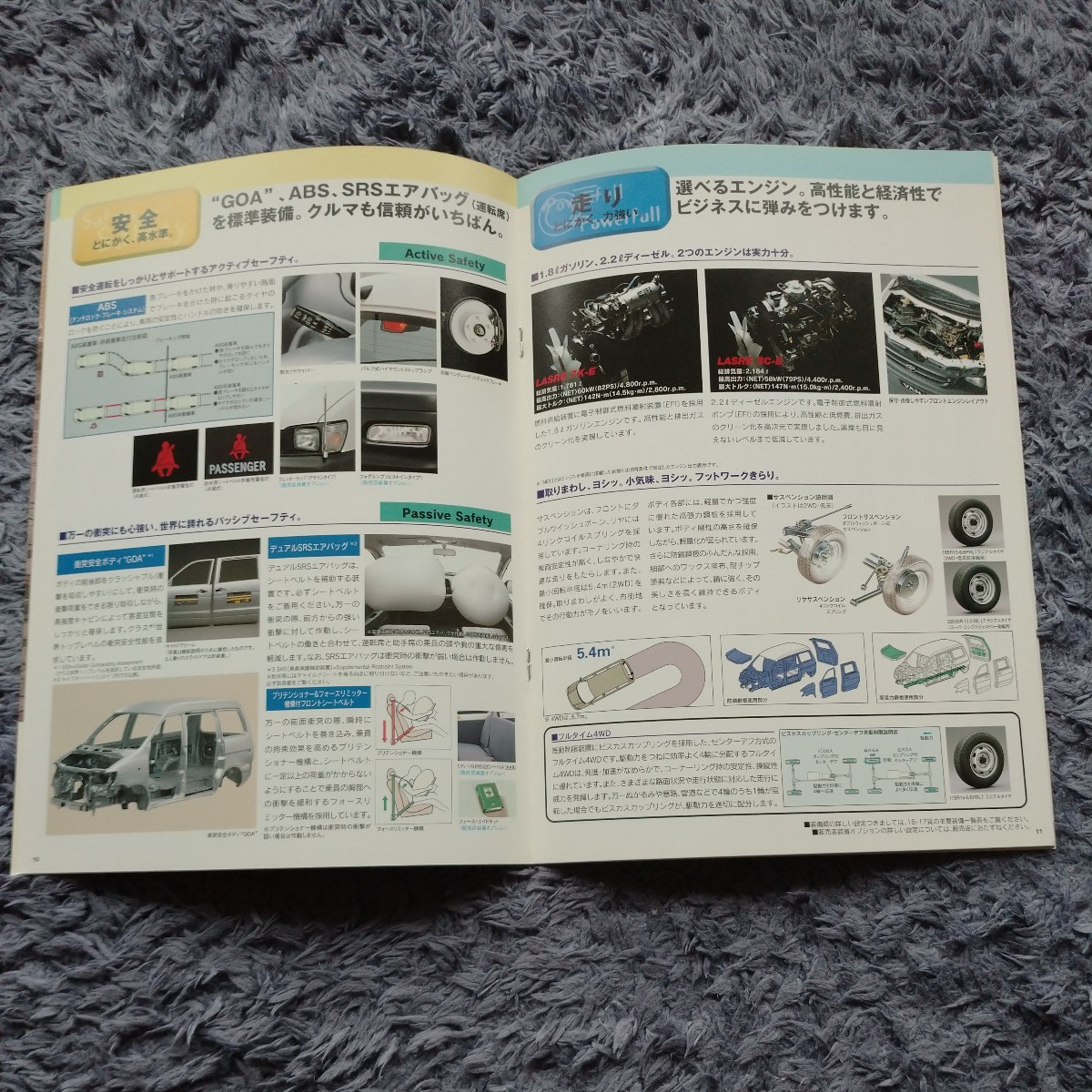 タウンエースバン KR42V CR42V CR52V 2002年7月発行 P21本カタログ+価格表 未読品_画像7