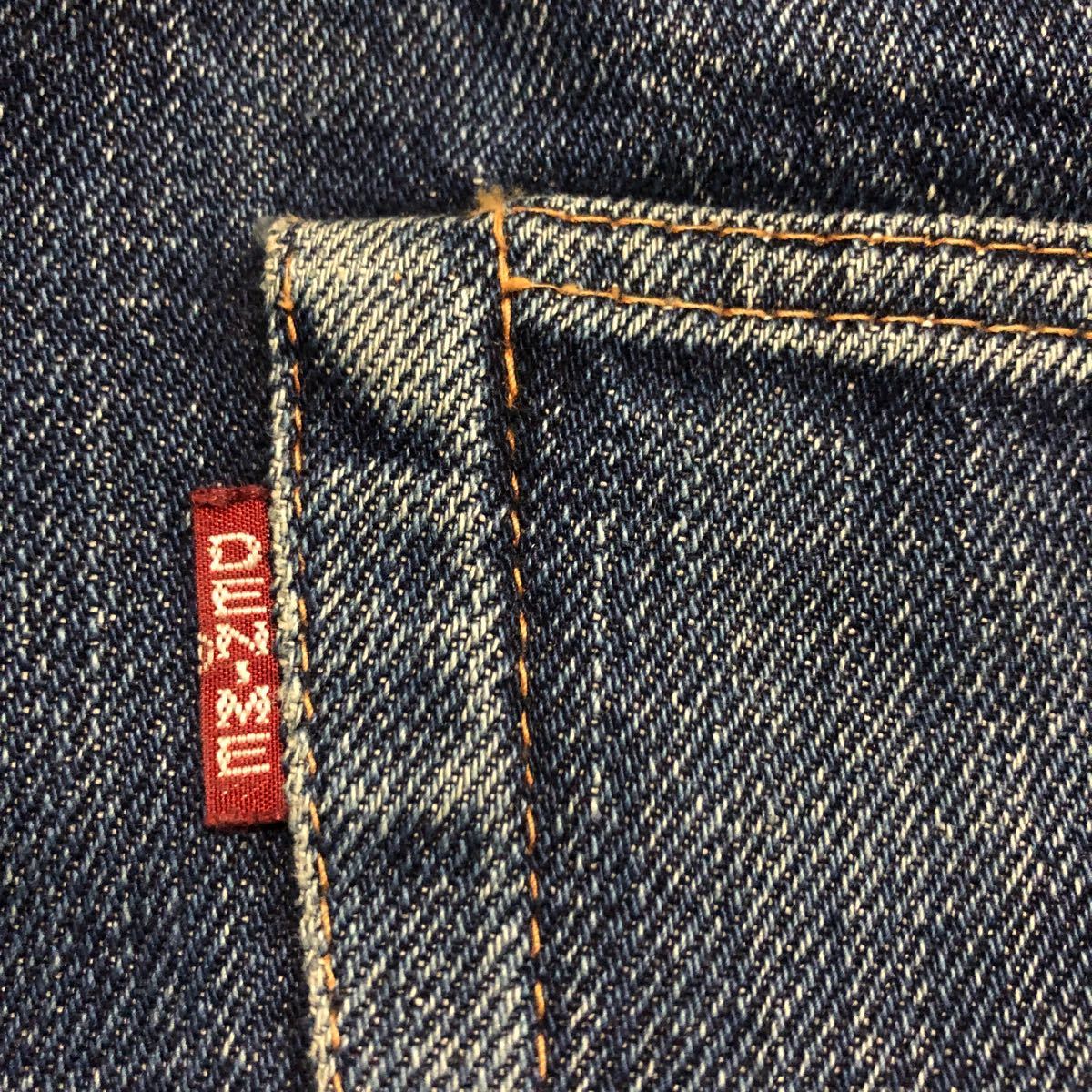 DENIME/ORIZZONTI/W32/Made in Japan/Denim Pants/赤タブ/赤耳/セルビッジ/黒カン/ドゥニーム/旧DENIME/ジーンズ/デニムパンツ/インディゴ_画像5