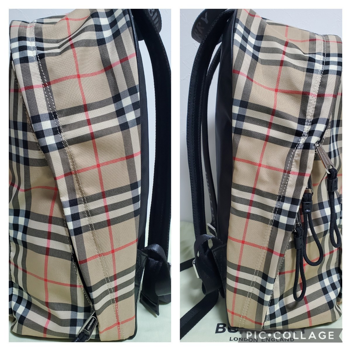 【極美品】BURBERRY　リュック　バックパック　ノバチェック _画像2