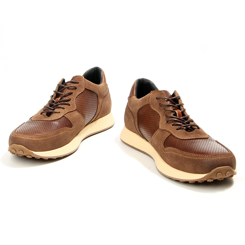  кожа натуральная кожа спортивные туфли хаки 25.0cm мужской обувь 210-2 шнур обувь джентльмен повседневная обувь 