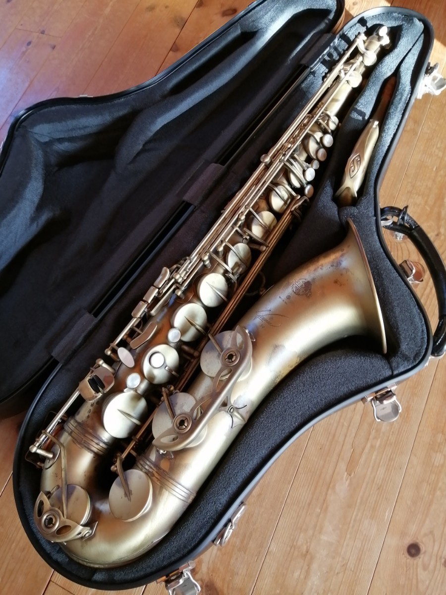 希少な初期物 SELMER Reference54 TENOR 生産終了 セルマー リファレンス54 テナー アンティークブラッシュドサテン_画像2