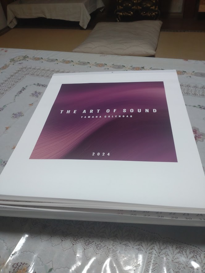 ●新品●ヤマハ　The Art Of Sound●カレンダー２０２４_画像1