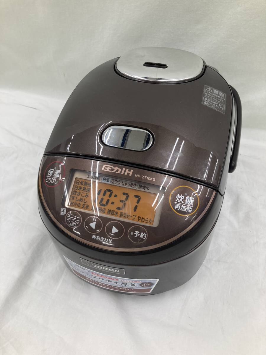 ZOJIRUSHI 圧力IH炊飯ジャー 極め炊き NP-ZT10K 中古品_画像1