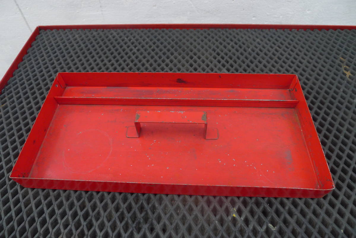 LL096 TONE tone Work cabin drawer 2 step tool wagon toolbox storage case factory garage key none /240 or direct . possible ( Osaka city flat . district )